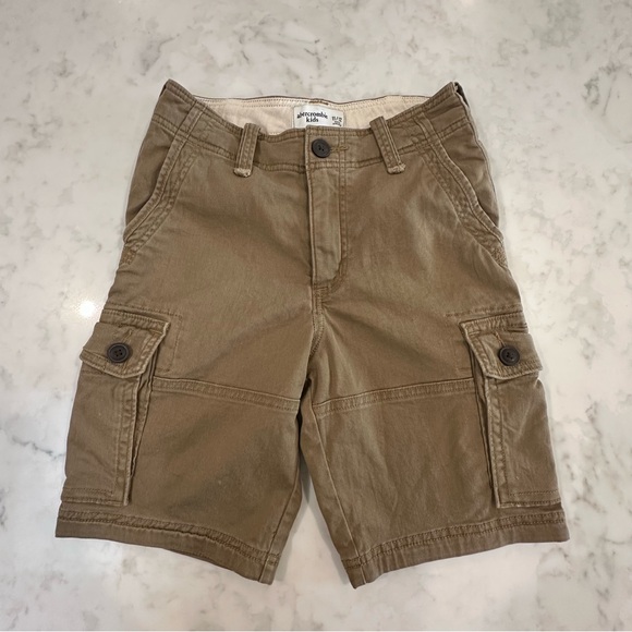 Abercrombie Kids Tan/Khaki Cargo Shorts. Size 11/12 - Picture 1 of 14